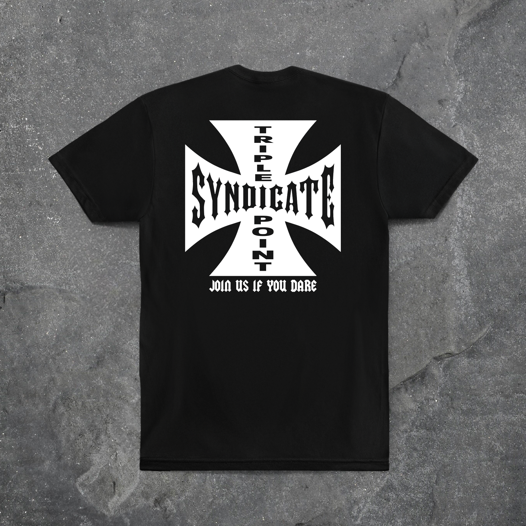 IRON CROSS TEE // BLACK