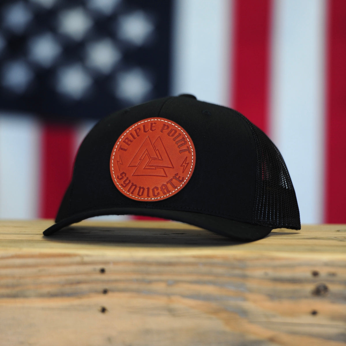 SYNDICATE HAT // LEATHER PATCH