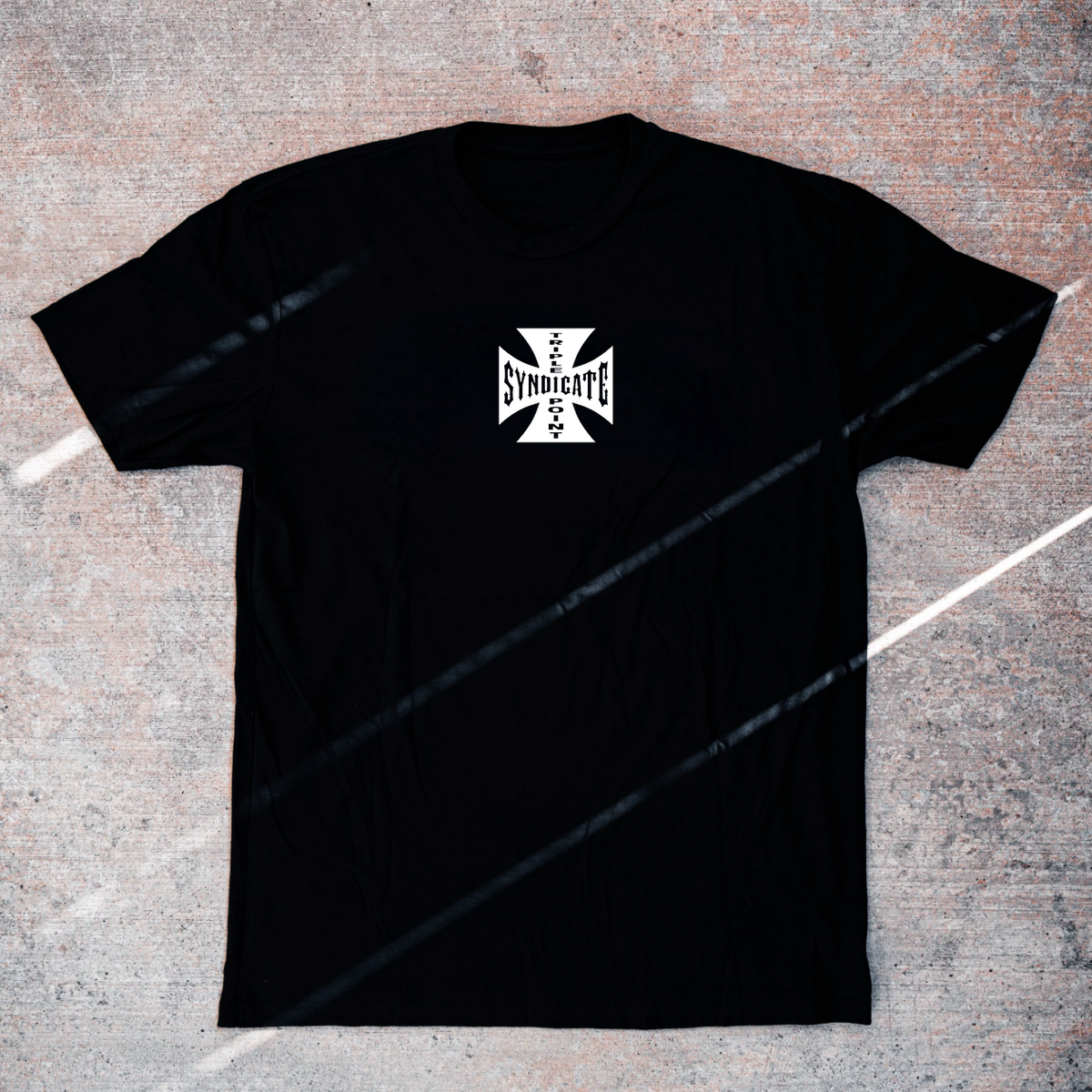 IRON CROSS TEE // BLACK